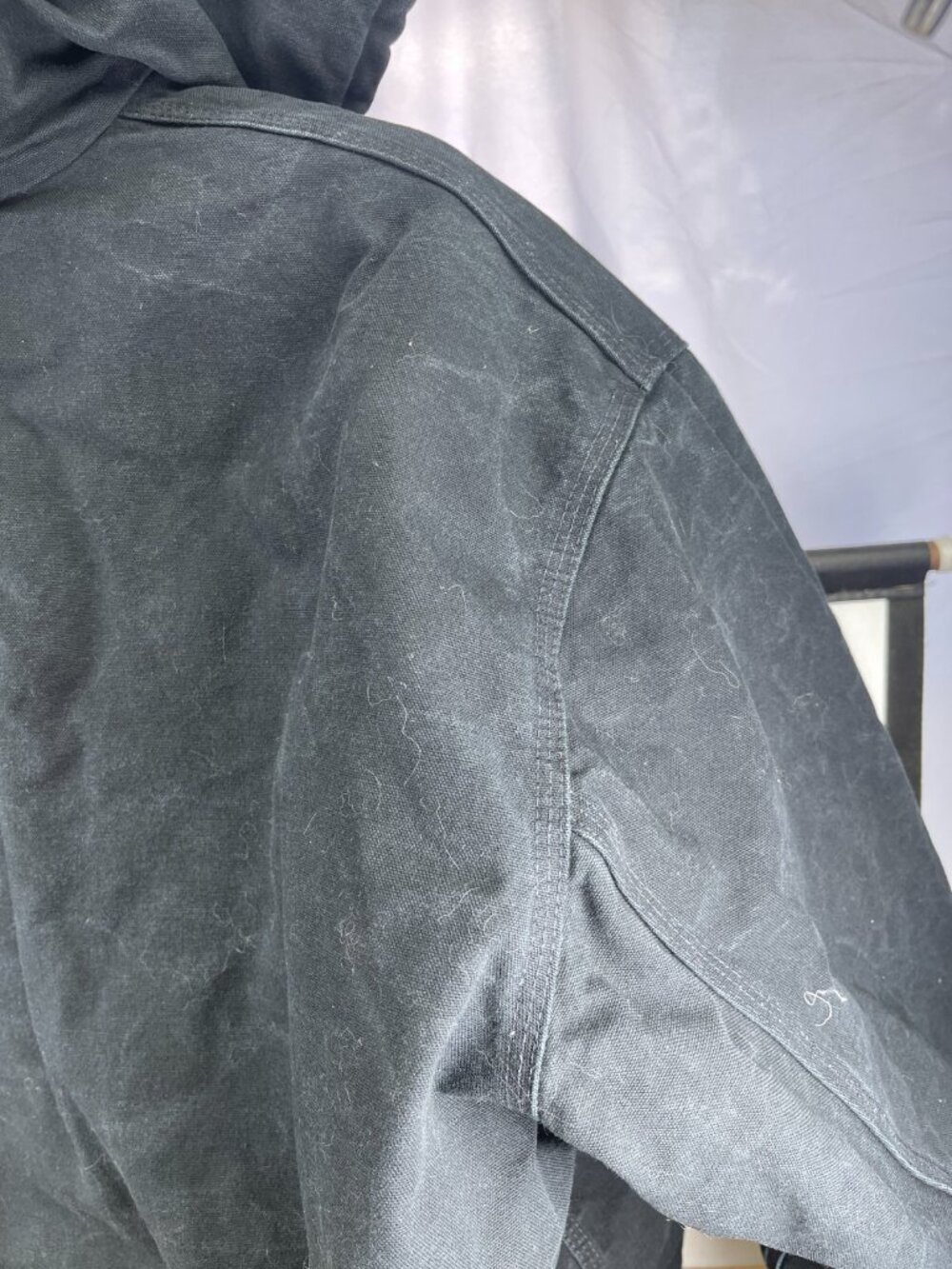 Carhartt J140 Black Duck Active Jacket USA Made Quilt Lined 4XL - Picture 14 of 16